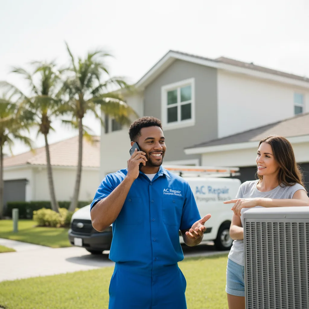 AC Repair Pompano Beach customer support in Hermann